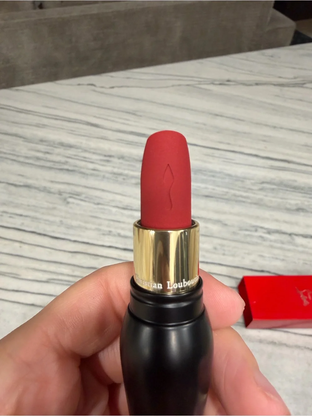 Christian Louboutin Velvet Matte Lipstick - Bold Red & Eye duo shadow pallet